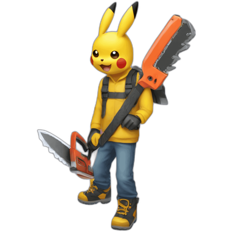 pikachu mix chainsaw emoji