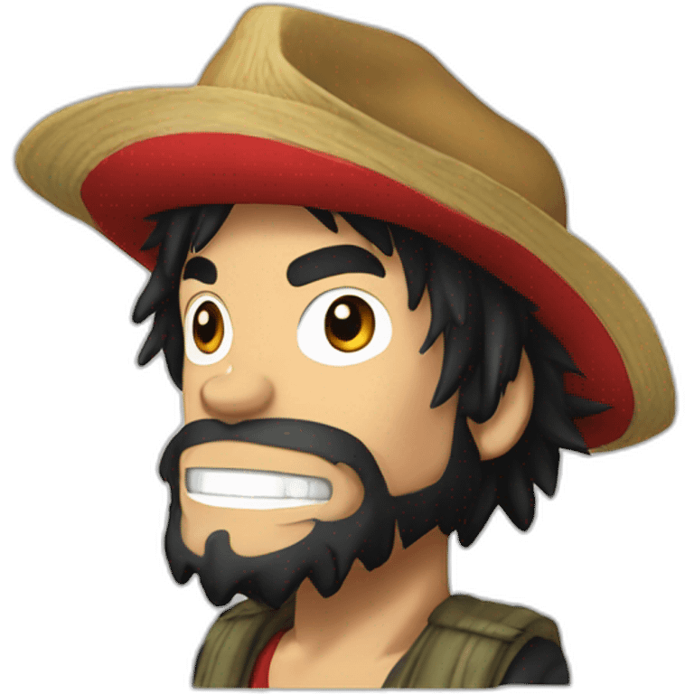 luffy che guevara emoji