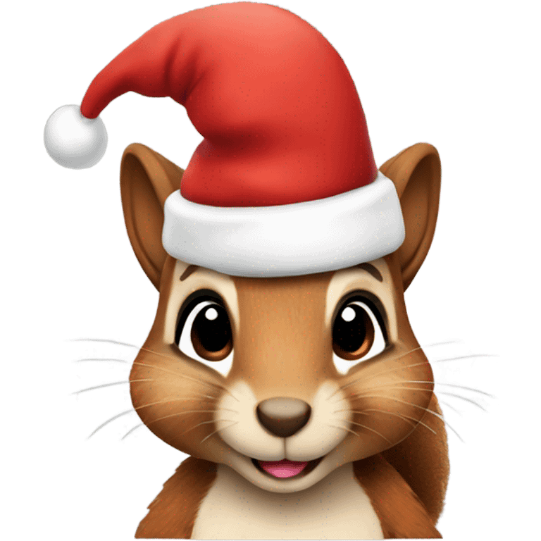 Christmas squirrel  emoji