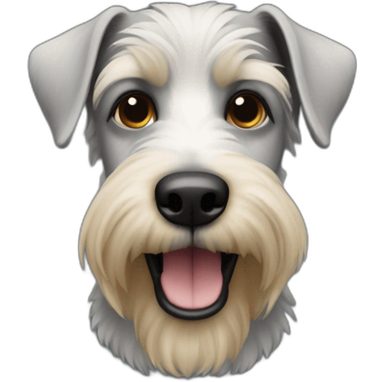 black mongrelized terrier emoji