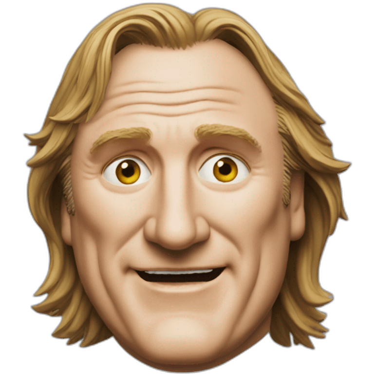 Gérard depardieu bois du vin emoji