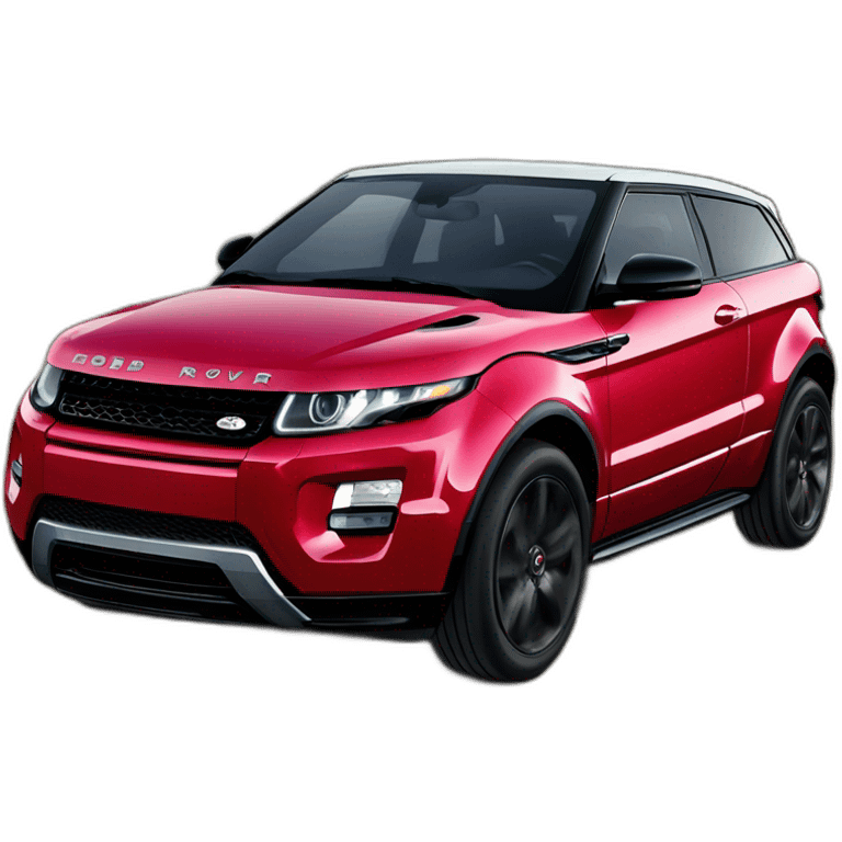 2013 red Range rover Evoque emoji