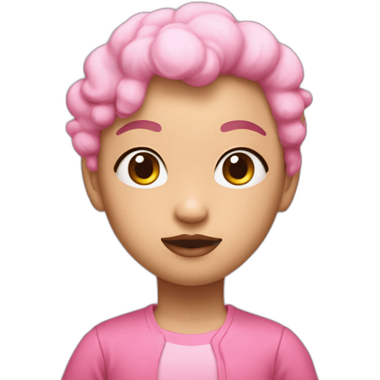 Chi chai monchan pink monki emoji