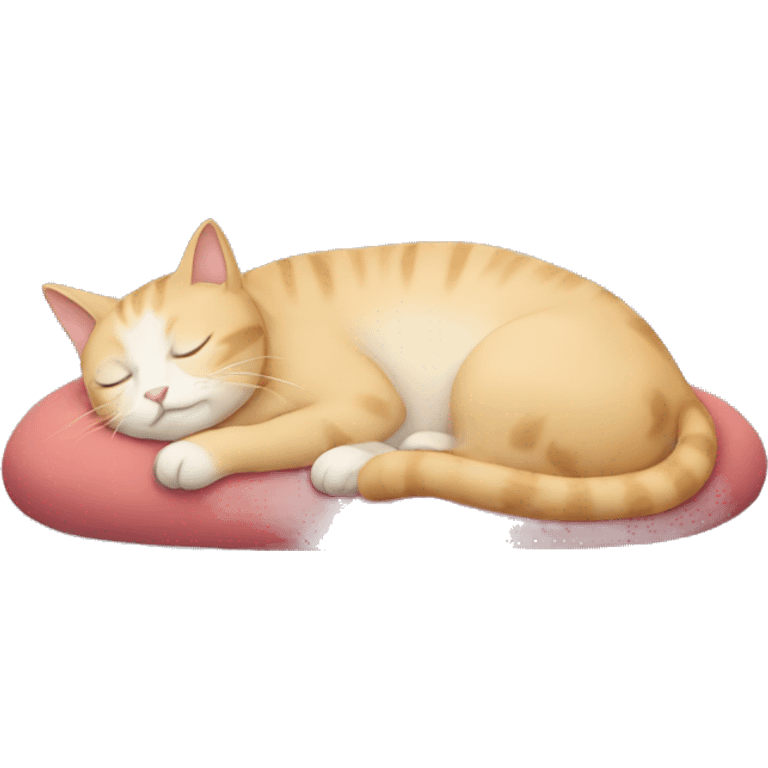 Cat sleeping emoji