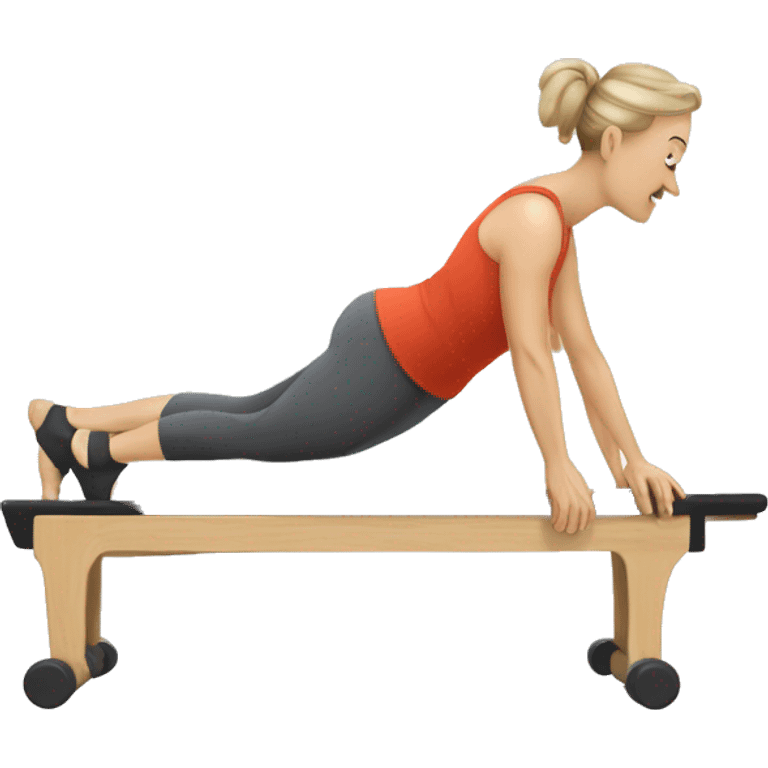 Pilates megareformer emoji