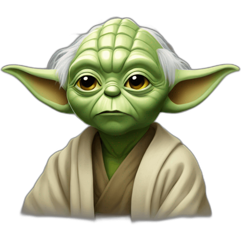 Yoda fume emoji