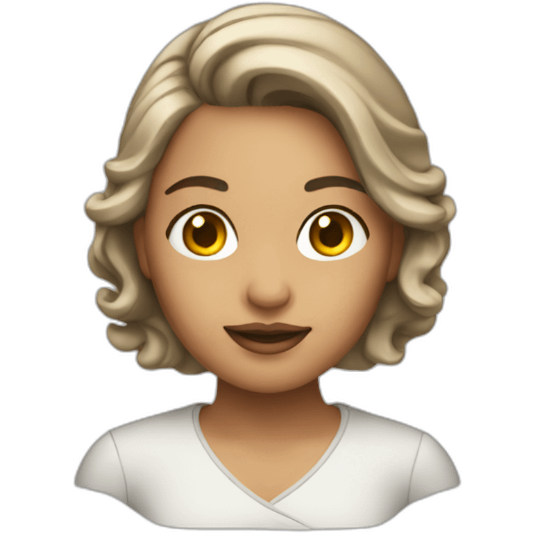 Mujer modelando  emoji