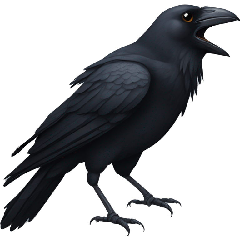 Crow emoji