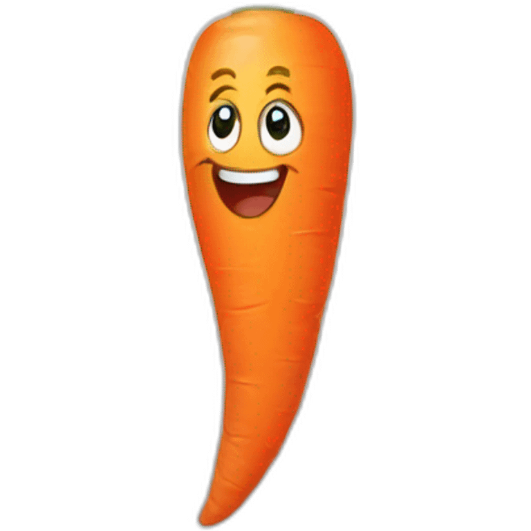 happy carrot emoji