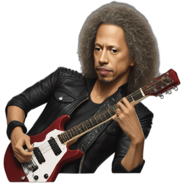 Kirk Hammett hyper realistic metallica emoji