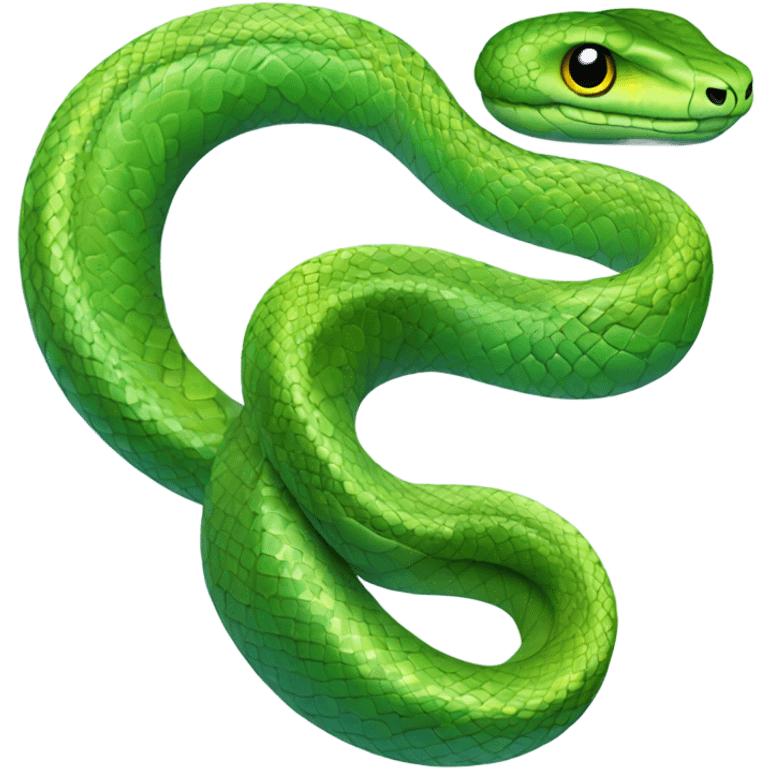 Lovely snake emoji