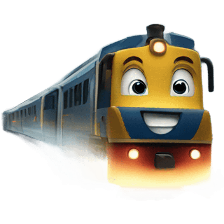 train going through a tunnel emoji