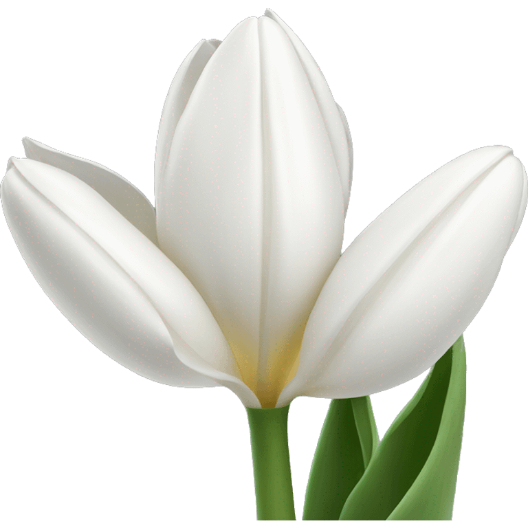 White tulip emoji