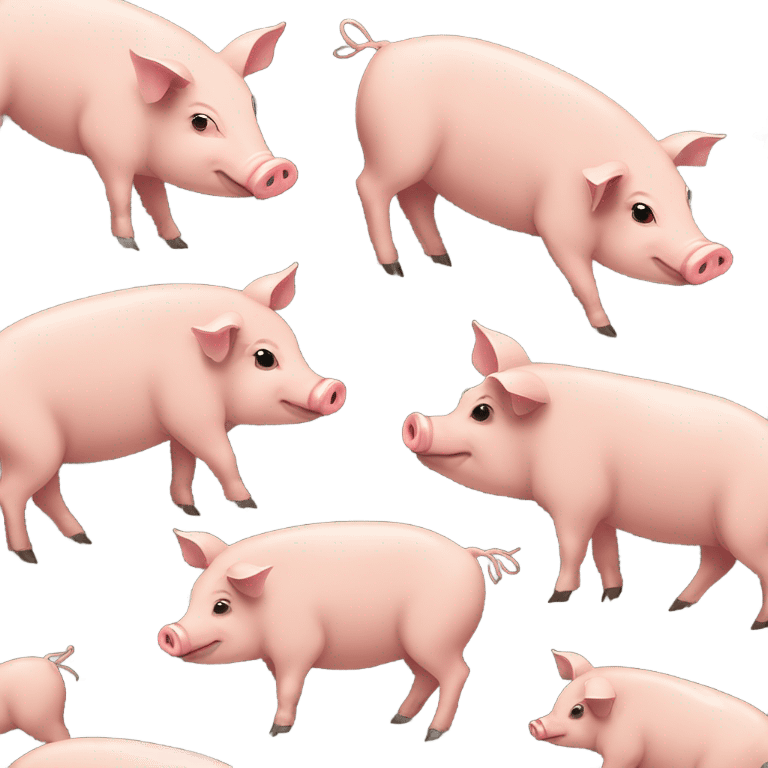 Pigs emoji