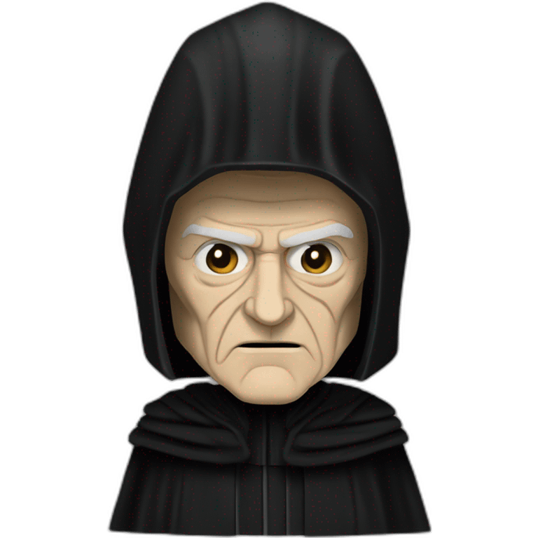 Emperor Shiev Palpatine (black robe) Star Wars emoji