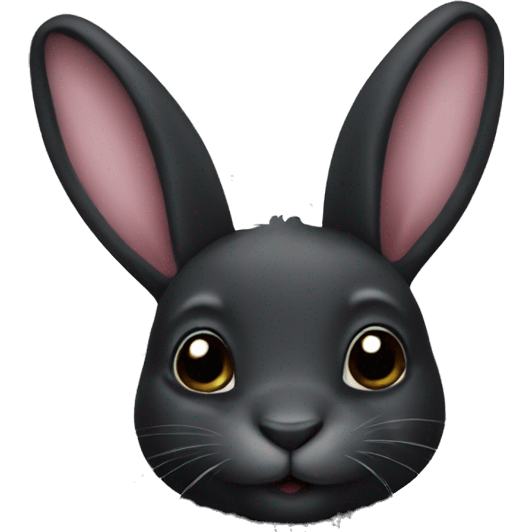 Black bunny emoji