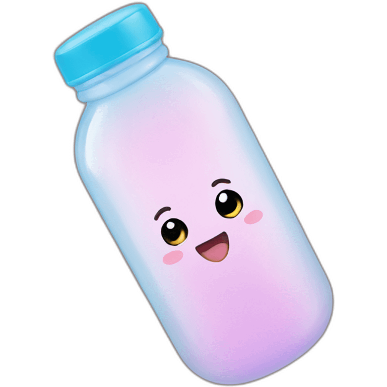 Kawaii water bottle emoji