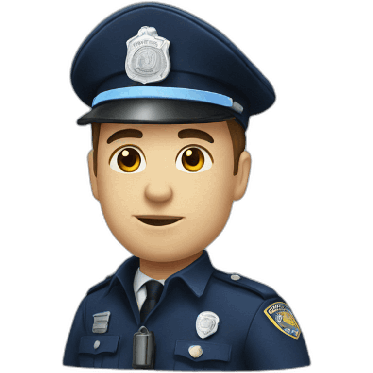 Police municipale emoji