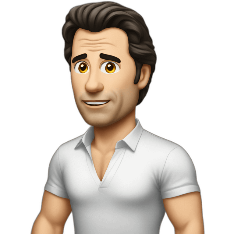 travolta confused emoji