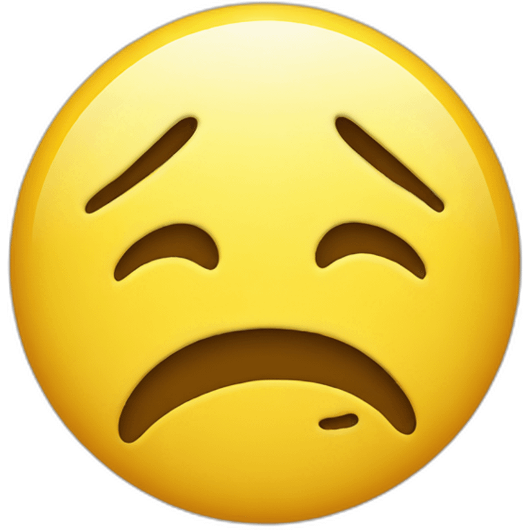 ashamed smiley emoji