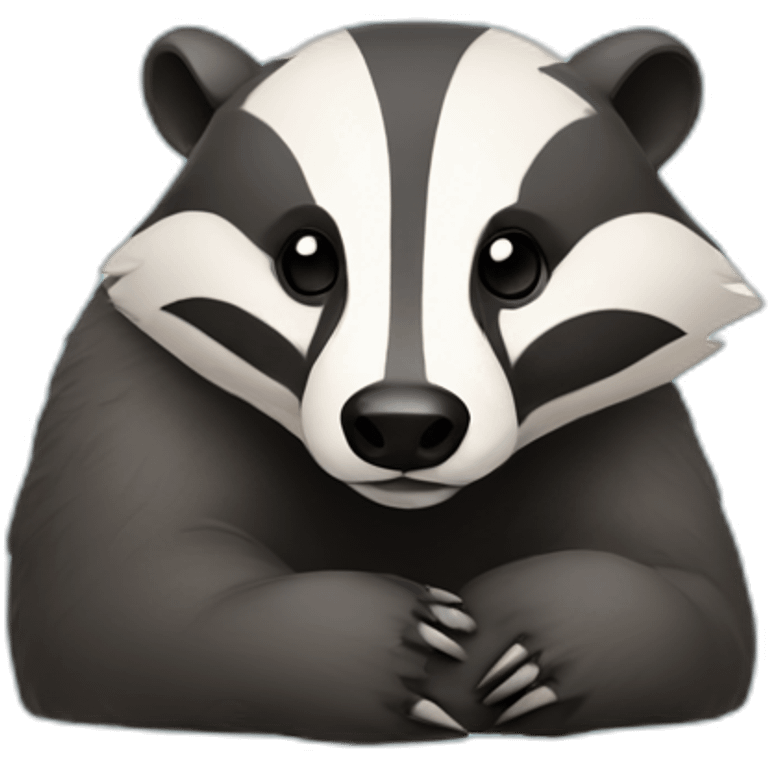 Badger that Looks chill emoji