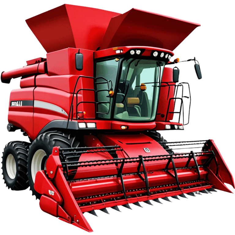 Combine Harvester - Case IH 8250 (Model Year: 2022) (Iconic colour: Red) emoji