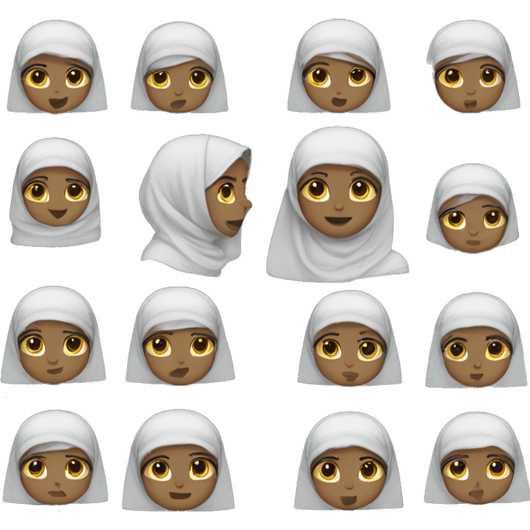 more emo hijabi emoji