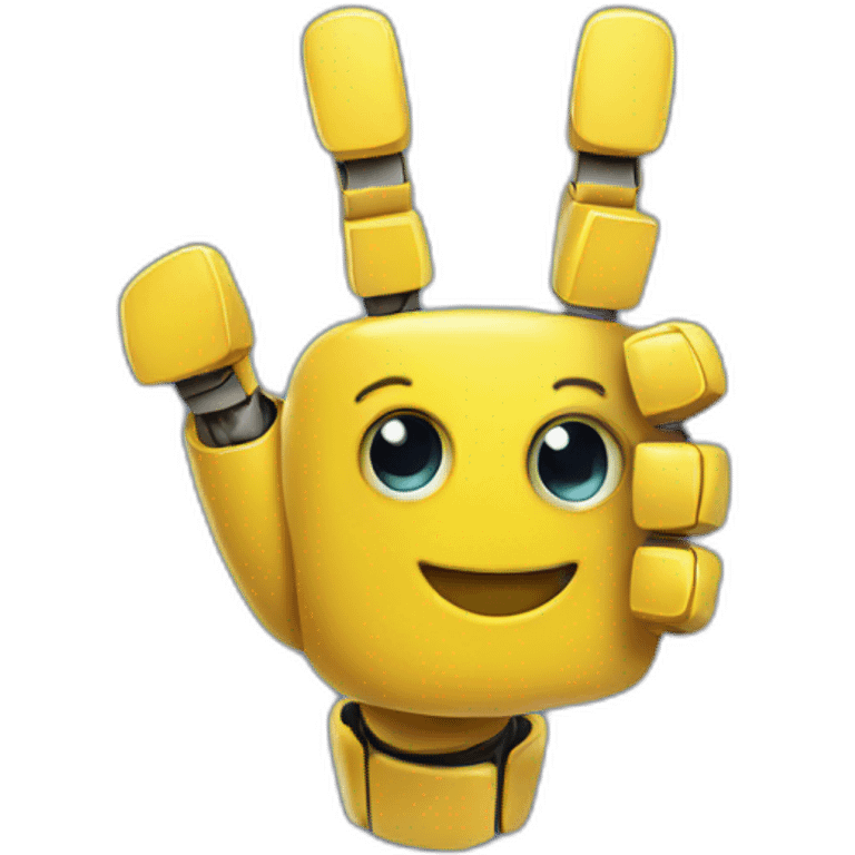 hand robot thumb up emoji