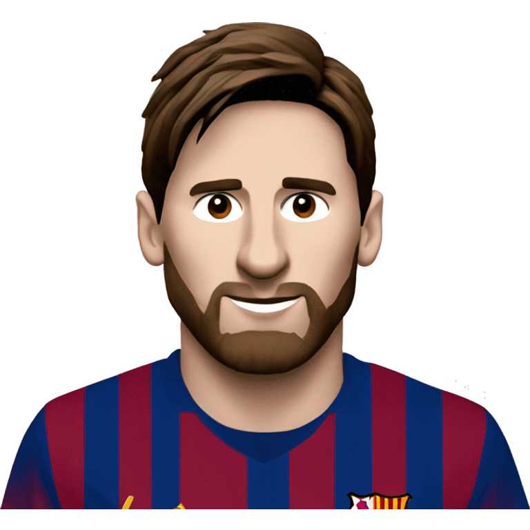 Lionel Messi Barcelona jersey 19 emoji