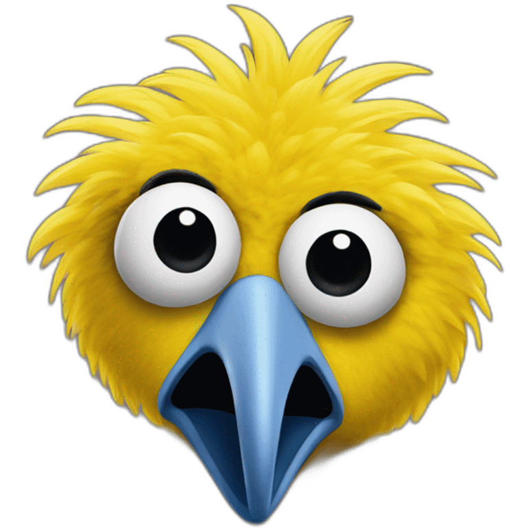 big bird sesame street emoji