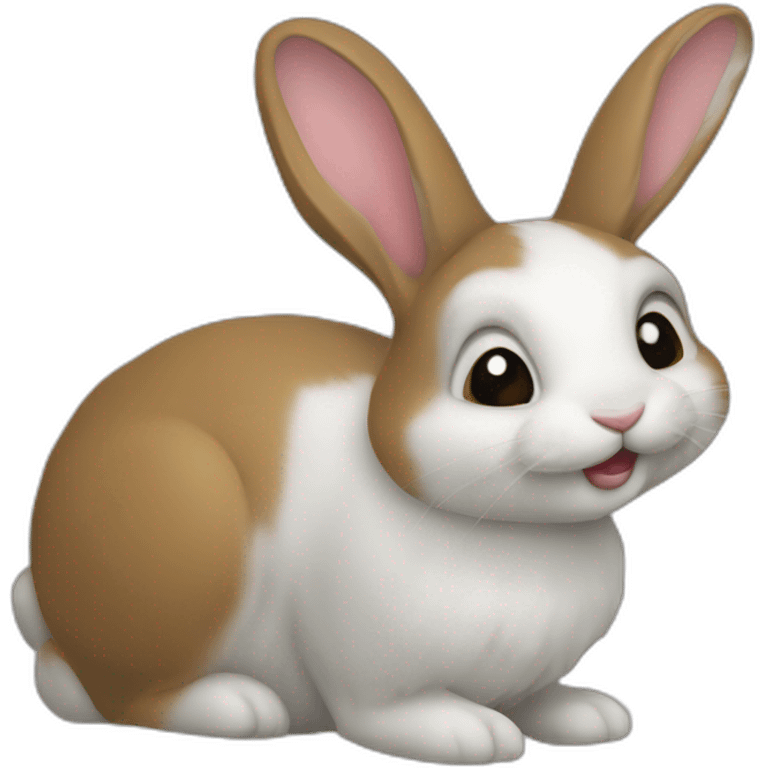 rabbit on develon excacator emoji