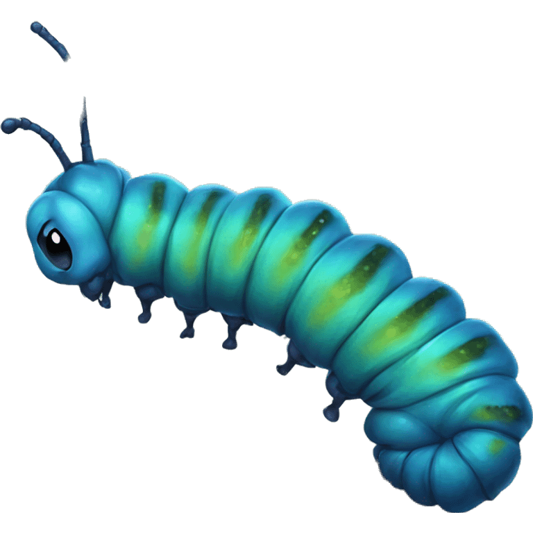 absolem blue catepillar realistic emoji