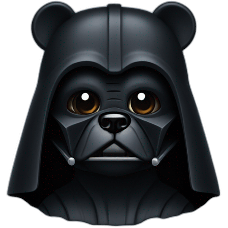 Dark vader bear emoji