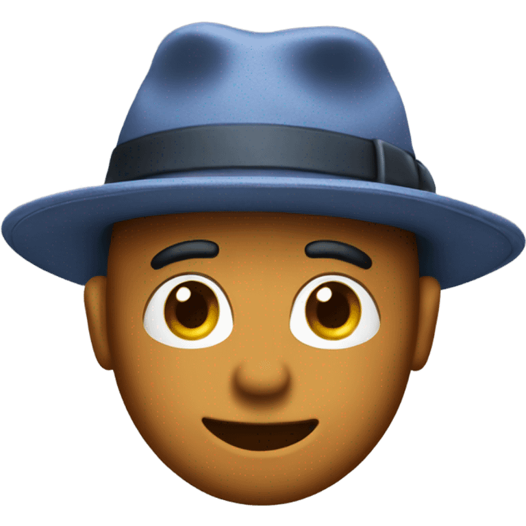 Doug wearing a hat emoji