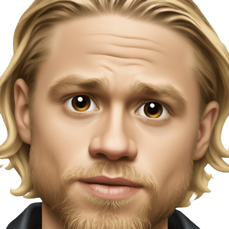 Charlie hunnam lip bite emoji