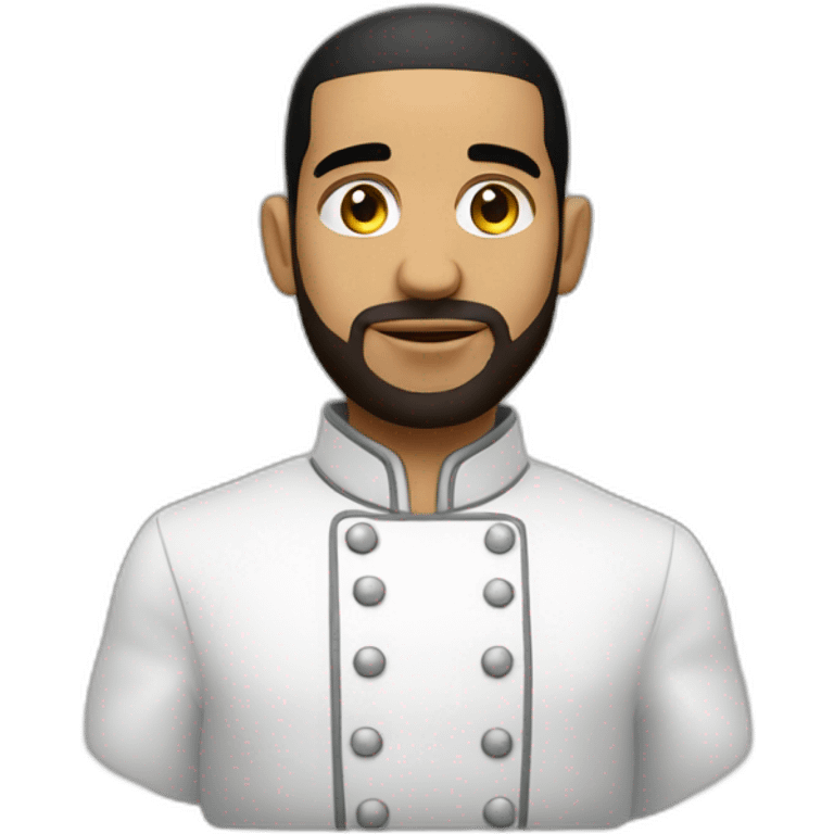 Drake qui cuisine un œuf au plat emoji