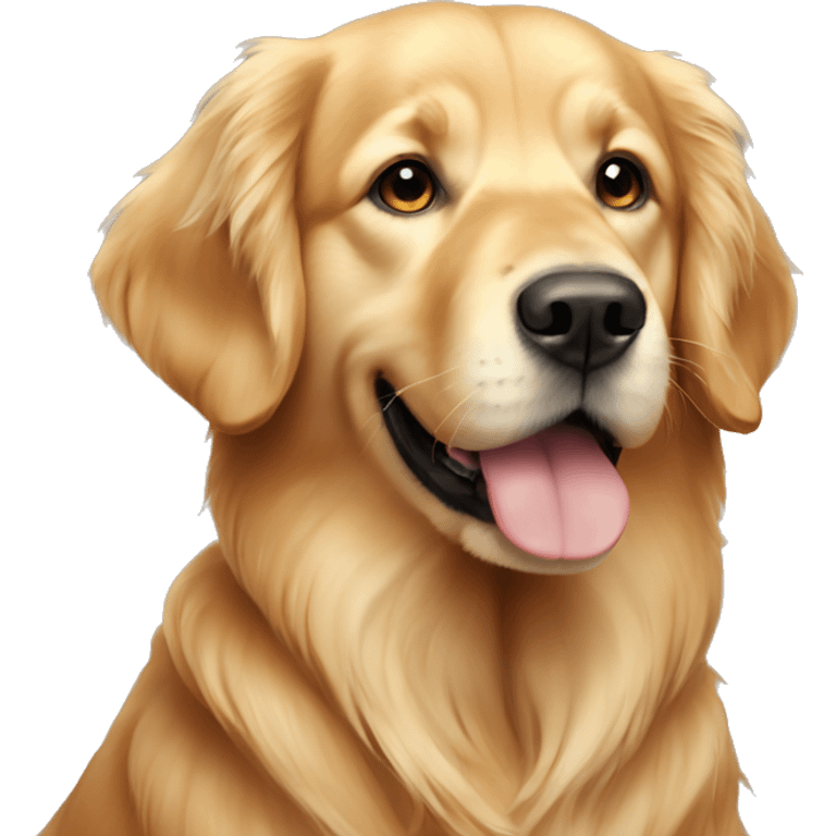 A golden retriever named Shiloh emoji