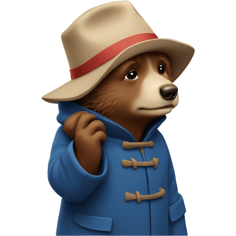 Paddington crying emoji