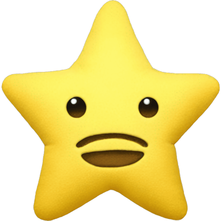 yellow star plushie emoji