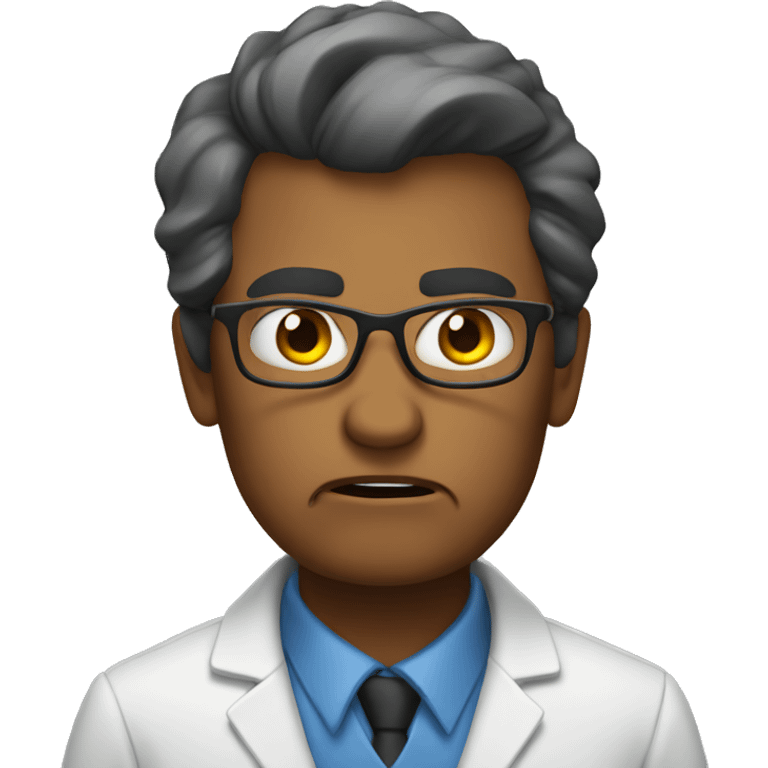 Angry teacher  emoji