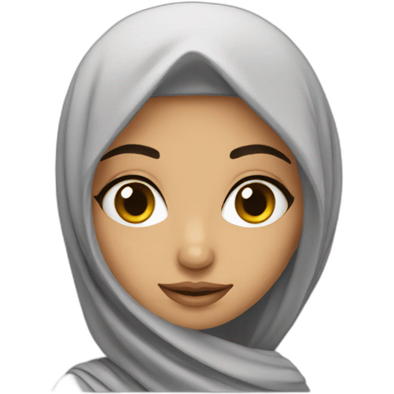 Pretty arab girl emoji