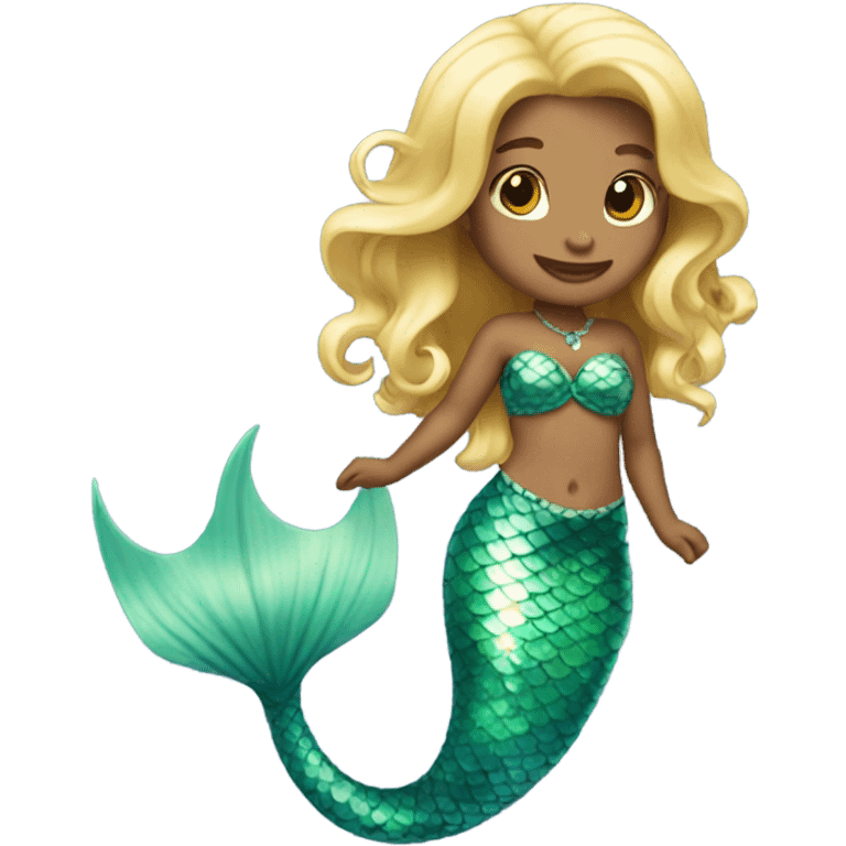 Blonde mermaid  emoji