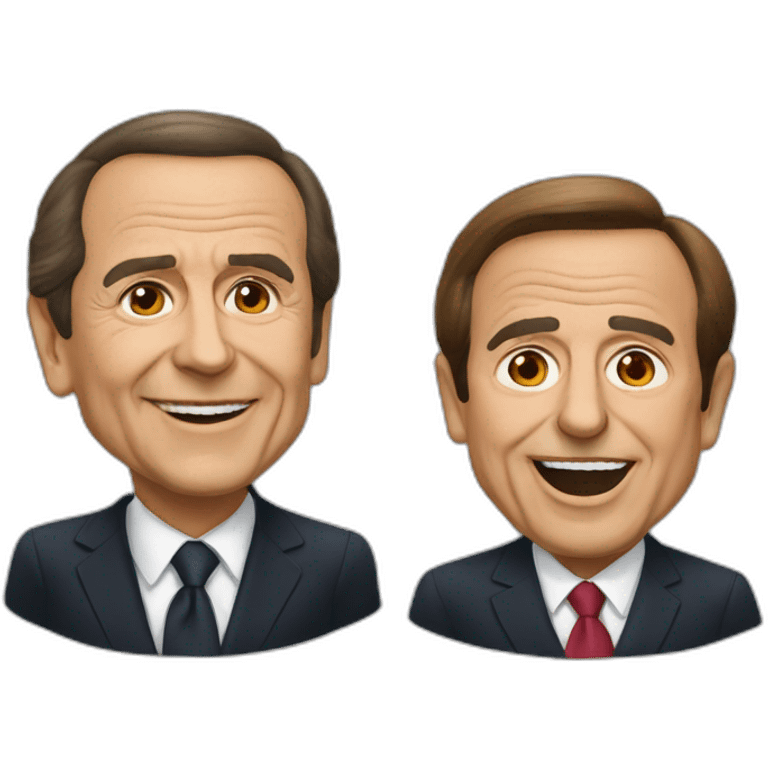 Prodi and Berlusconi emoji