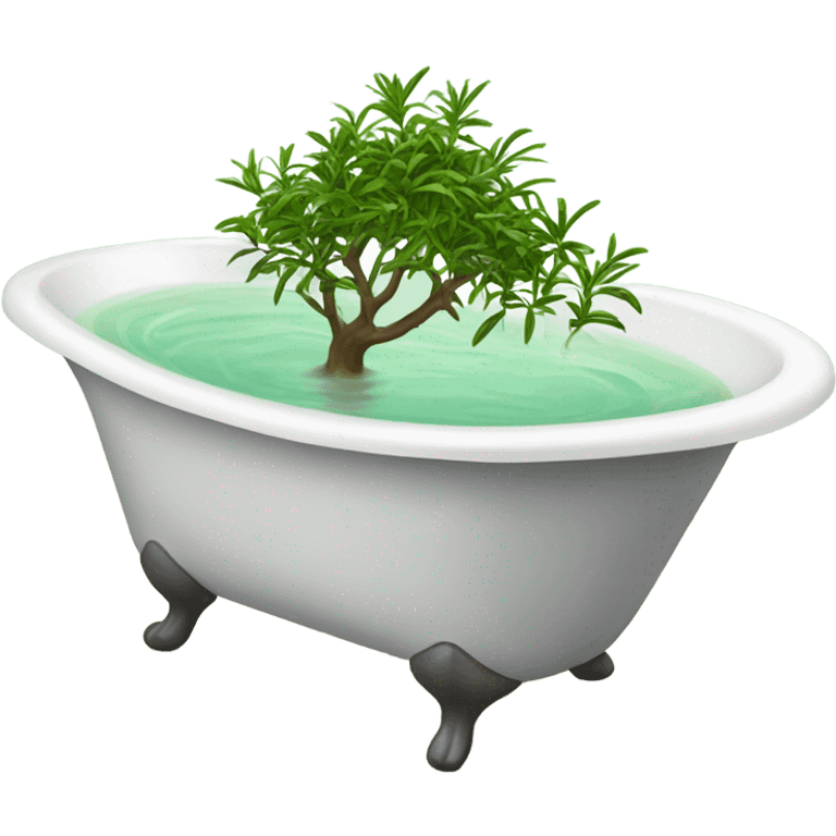 Tea tree bath emoji