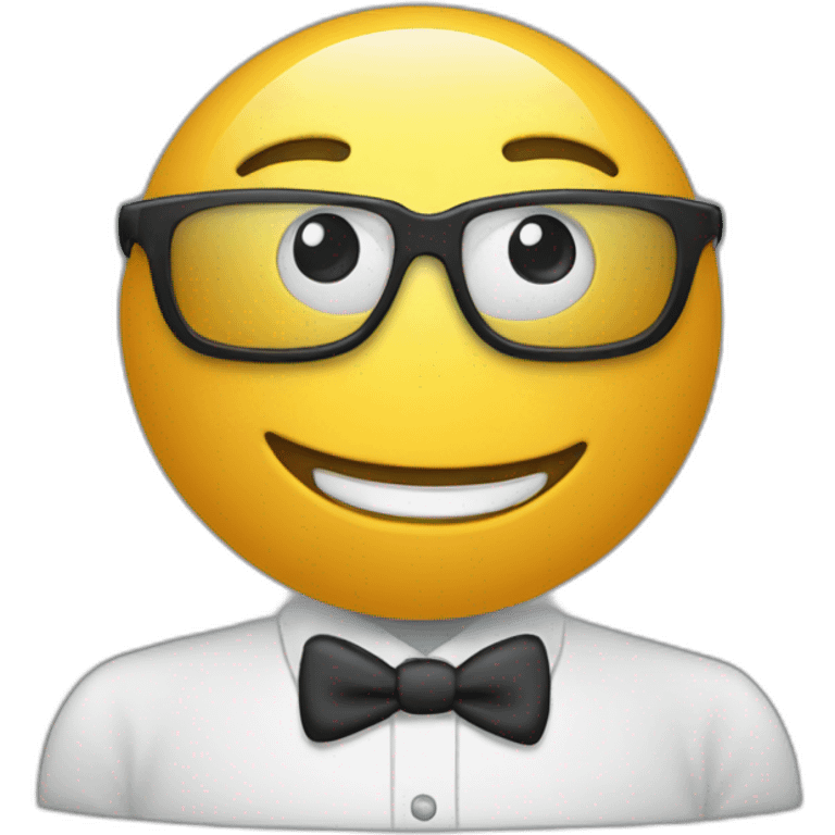 Business ball that is into digital marketing and extremely intelligent emoji