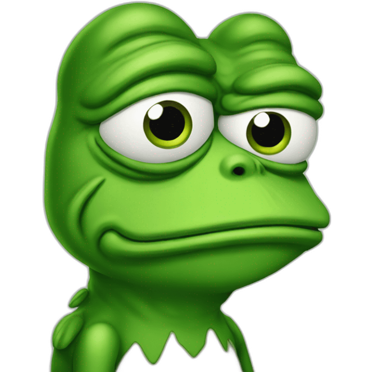 Pepe the frog sad emoji