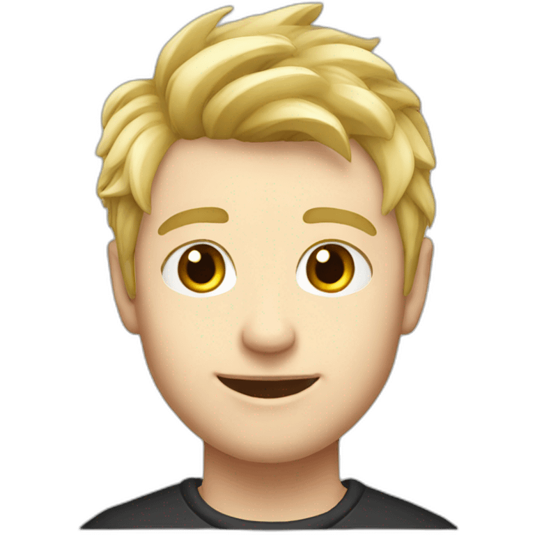 streamer blonde boy emoji