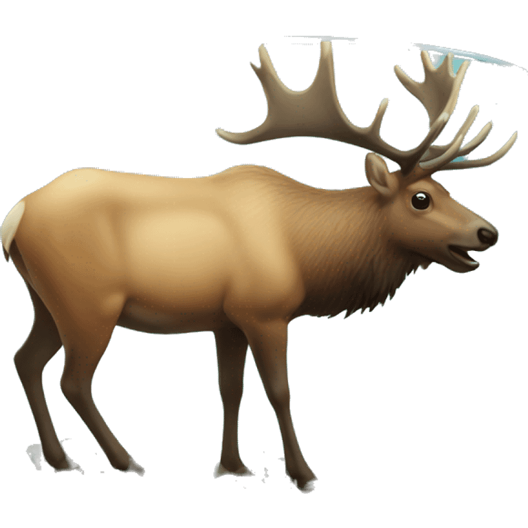 Elk in tank emoji