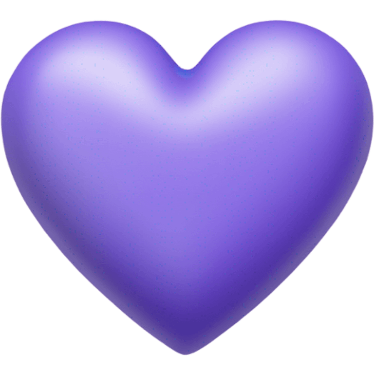 Purple periwinkle heart with stars around it  emoji