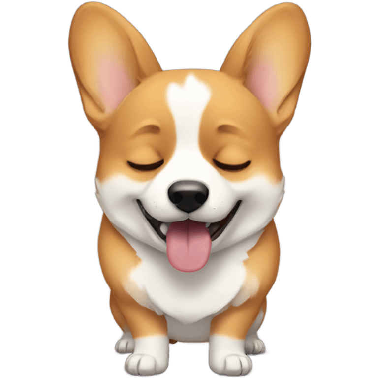 Corgi crying emoji